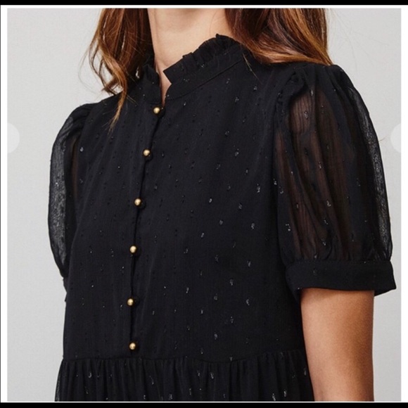 LAST ONE ! Boho Gorgeous Black Dress ONLY SIZE SMALL 🎉HOST PICK🎉 X 2 - Picture 3 of 4